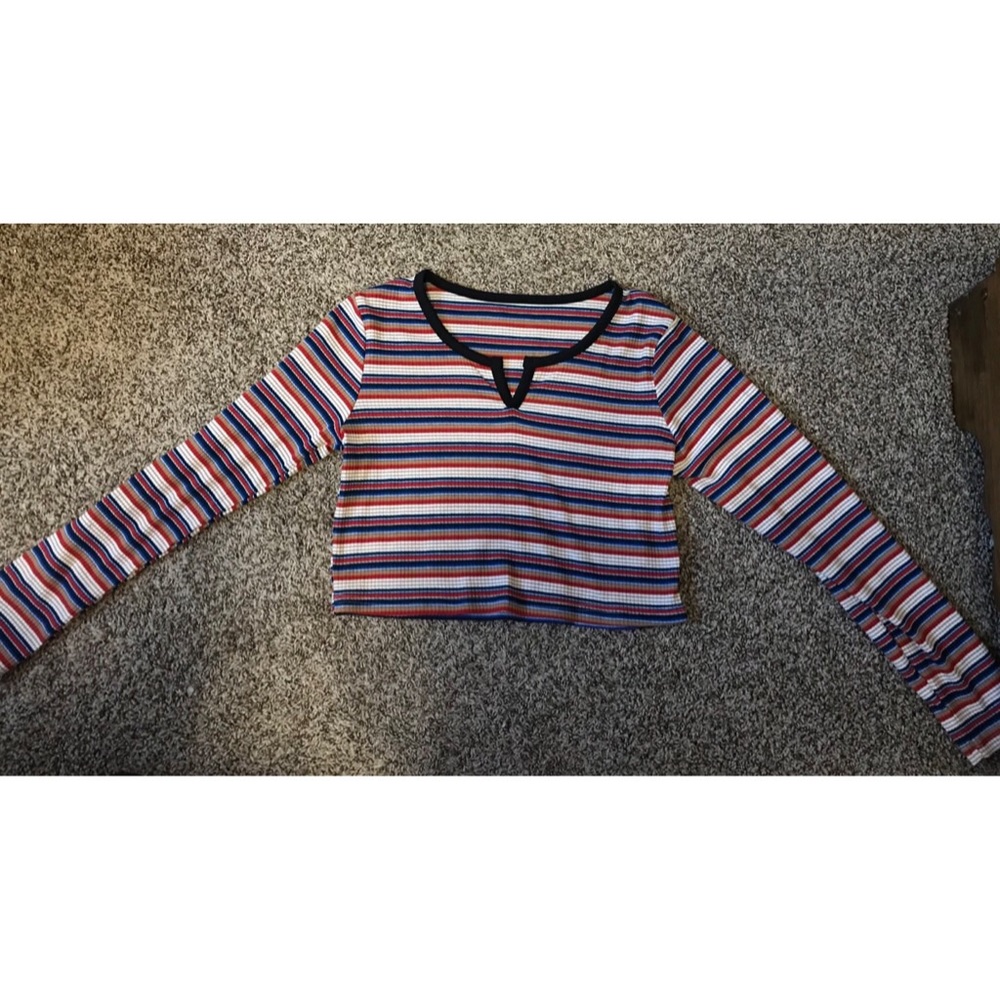 Long sleeve Crop Top